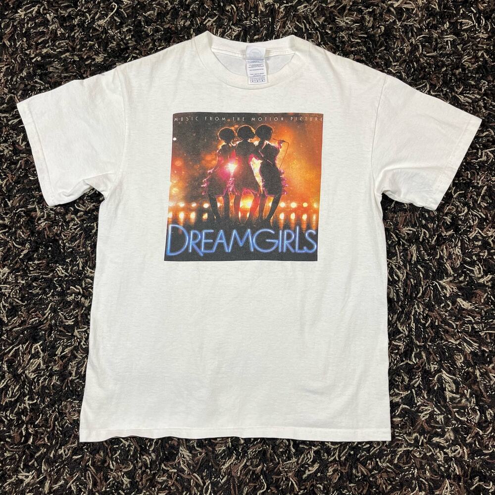 Vintage 2006 DreamGirls Movie Promo Tee T-Shirt Sz M Beyoncé Jamie Foxx RARE‎